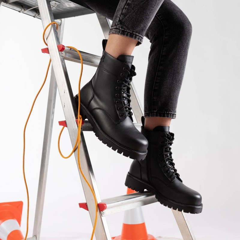 Zapatos de seguridad para mujer S7S en piel auténtica Made in Italy Aurora